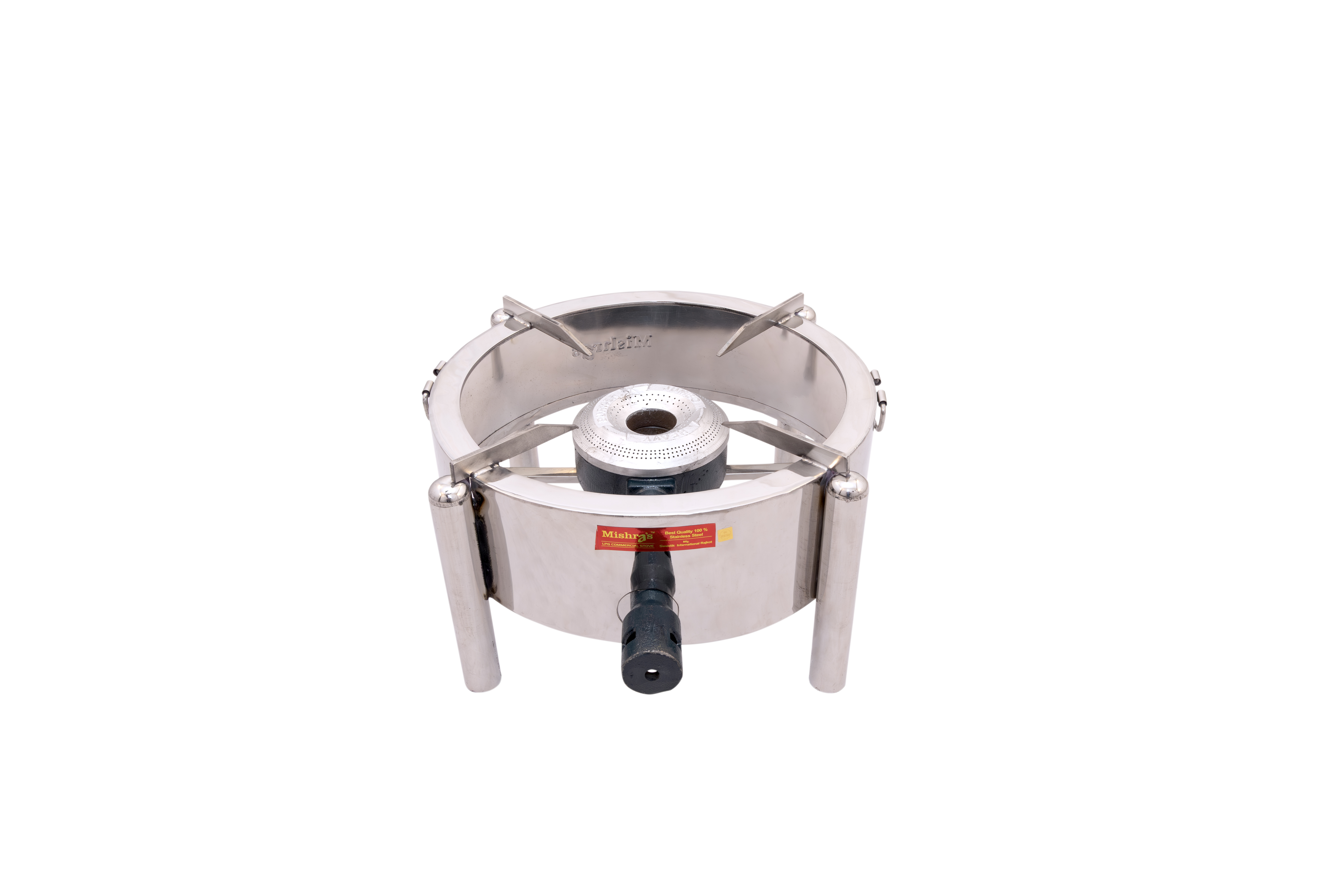 15x15x10 Round Heavy Stove with S.S. Ring
